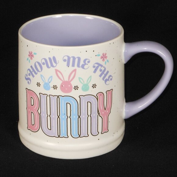 Oversize coffee mug. Carrot Patch Cottage Show me the bunny - Picture 1 of 5